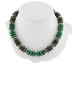 Marbleized Stone Necklace