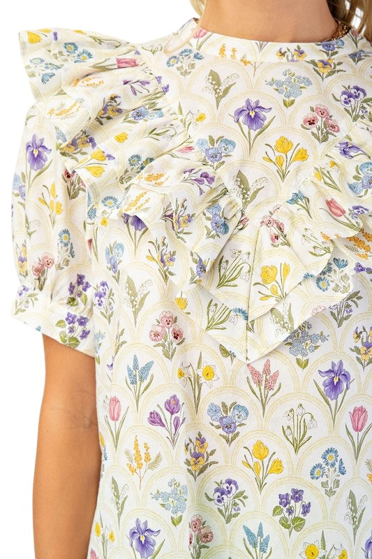 Spring Florals Top