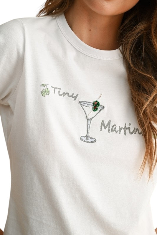Tini’ Time Embroidered Tee