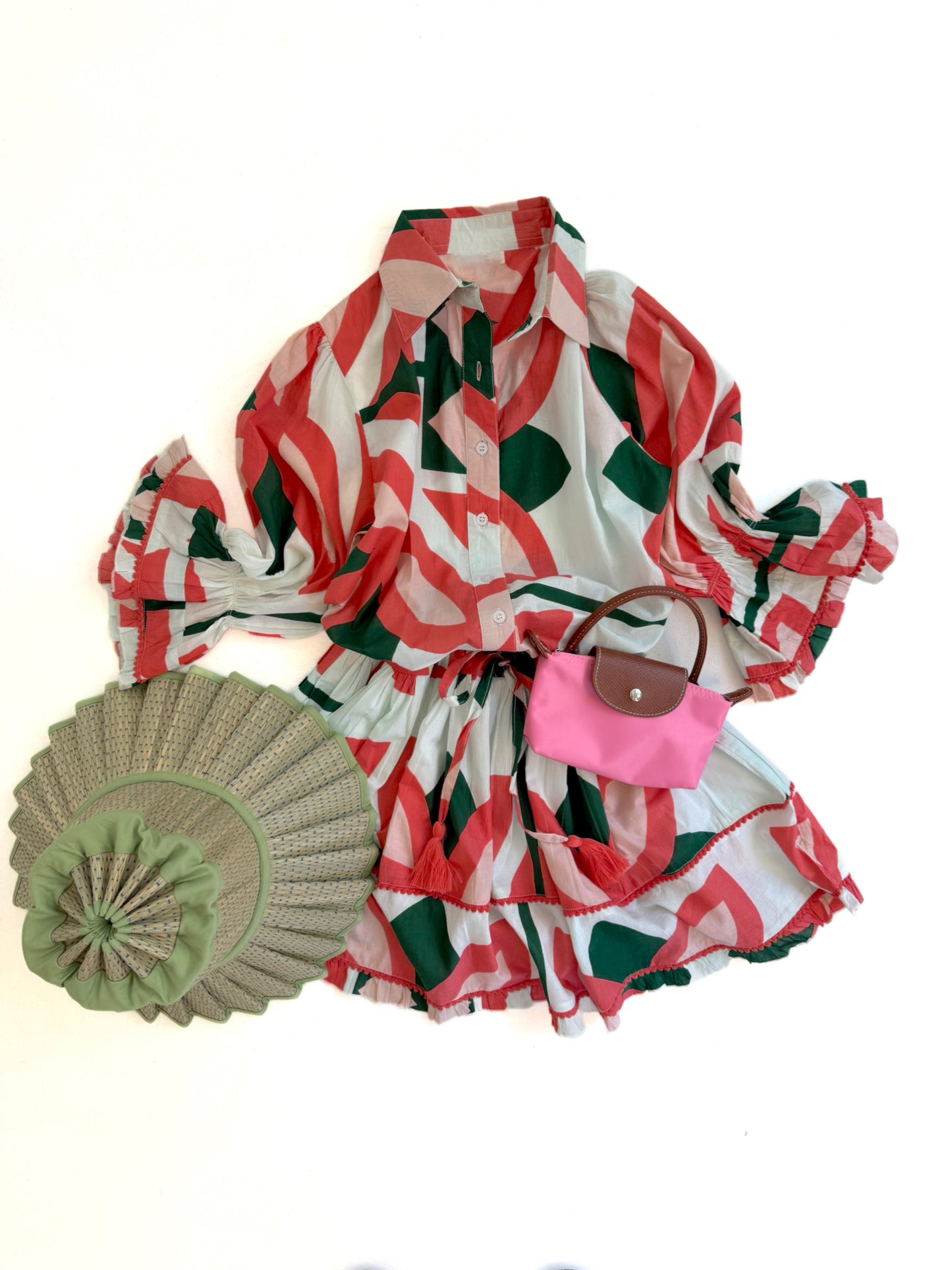 Drop Waist Drawstring Mini