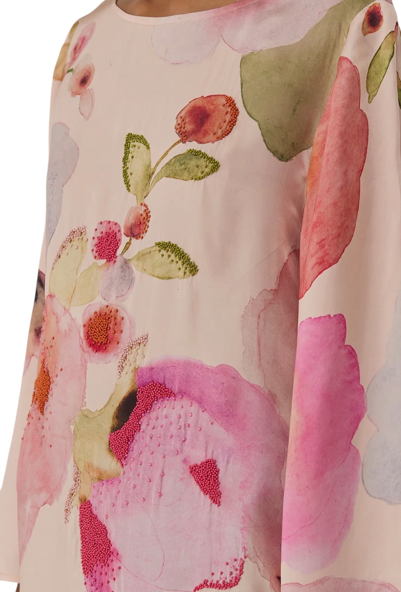 Beaded Watercolor Caftan
