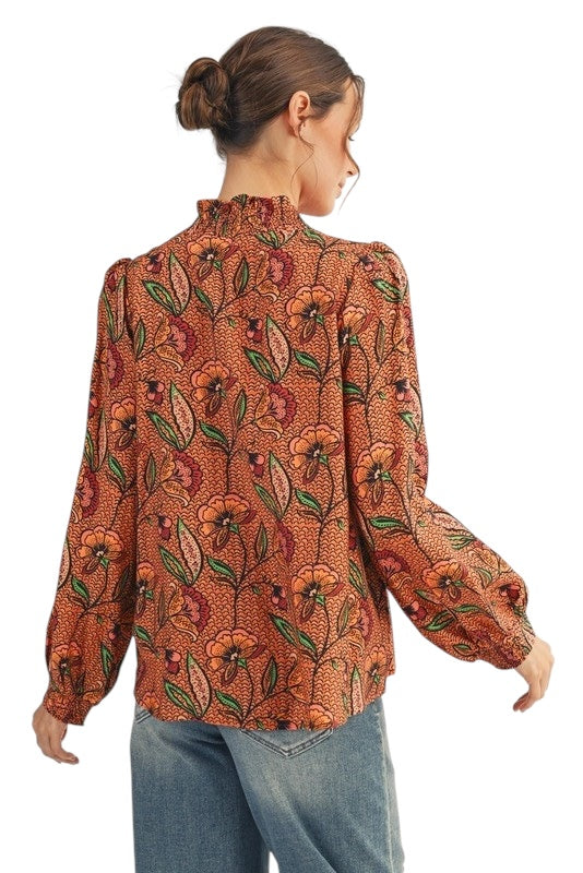 Toffee Poppy Top