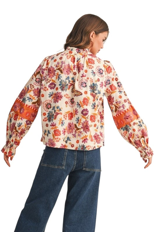 Butterfly Garden Blouse