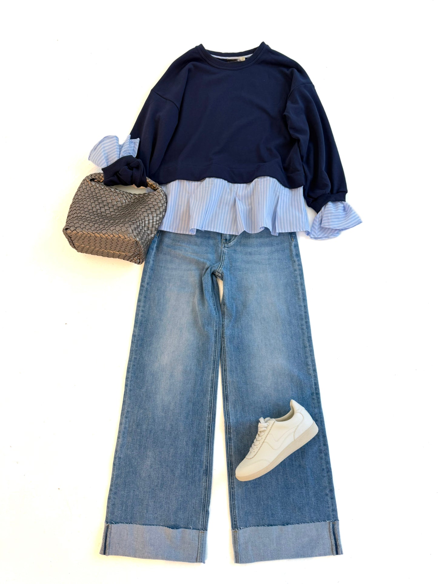 Terry Layered Sweatshirt