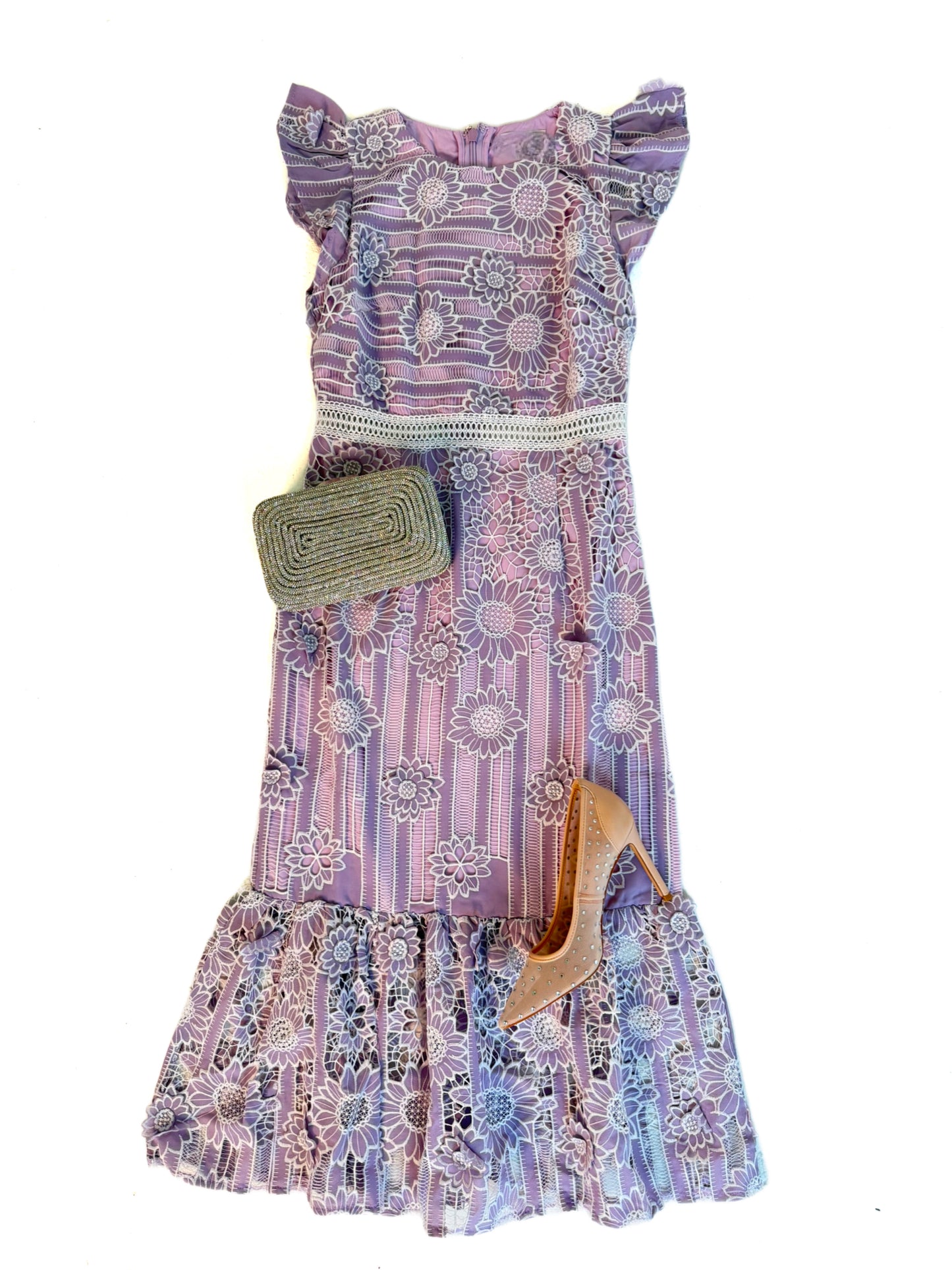 Lavender Florals Midi