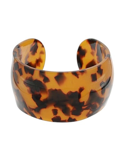 Tortoise Resin Cuff