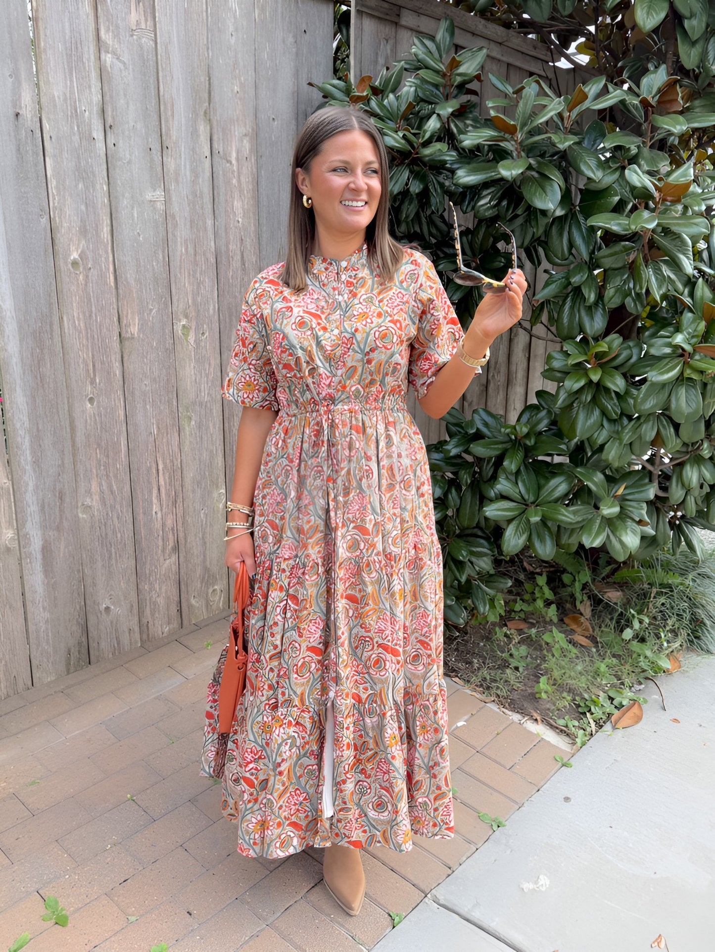 Carrollton Midi in Fall Florals