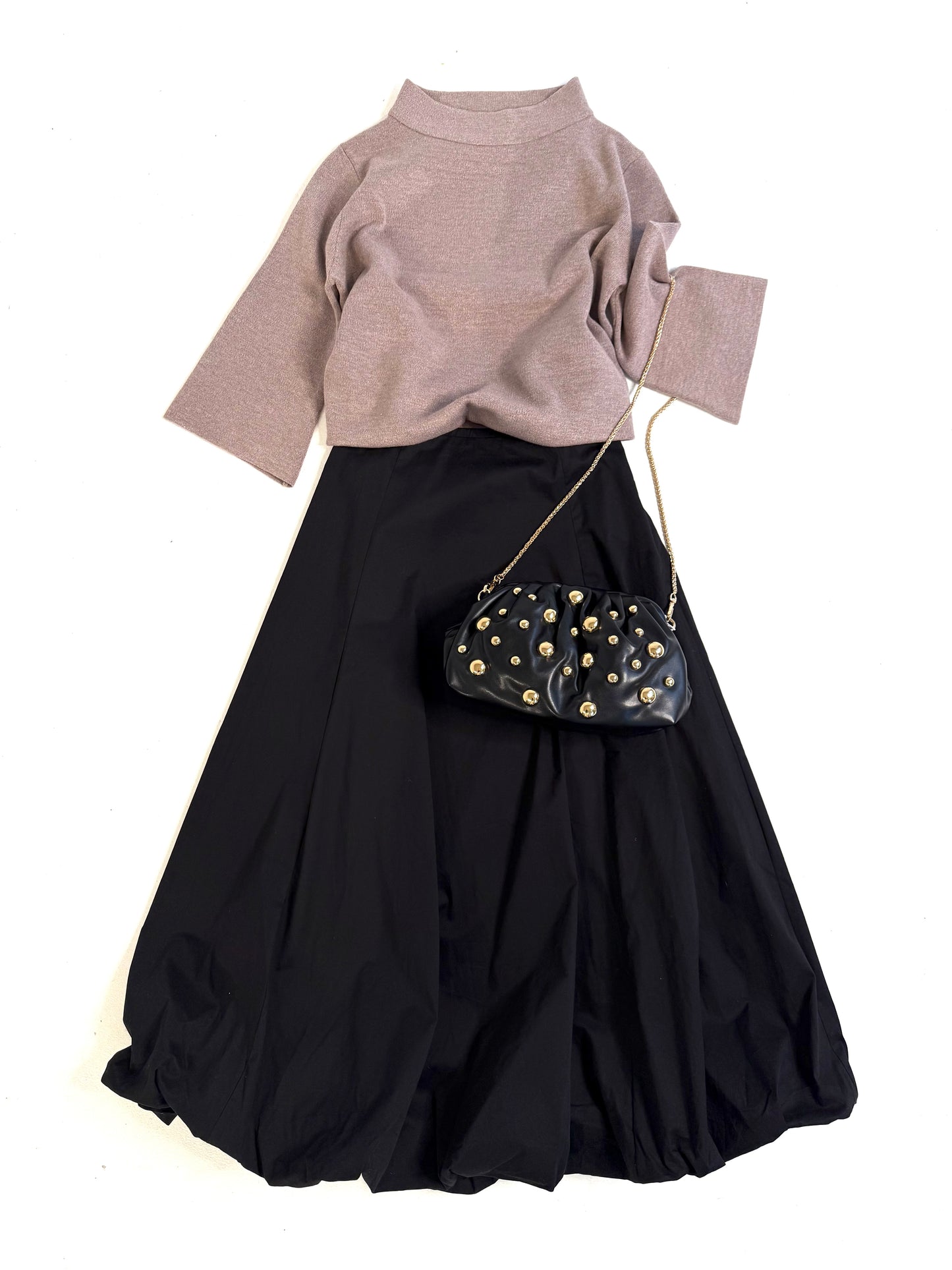 Bella Bell Sleeve Sweater in Mocha