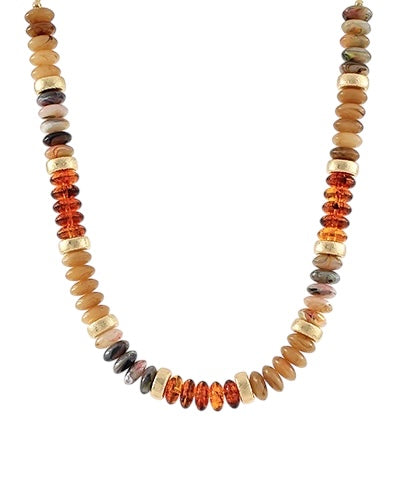 17” Gemstone Necklace- 3 Colors