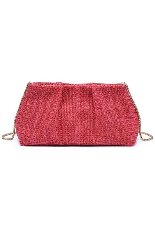 Raffia Clutch - 2 Colors
