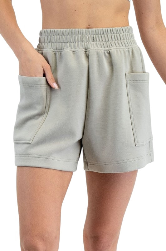 Patch Pocket Scuba Shorts