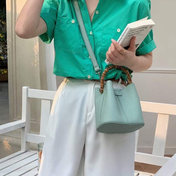 Bamboo Handle Vegan Tote