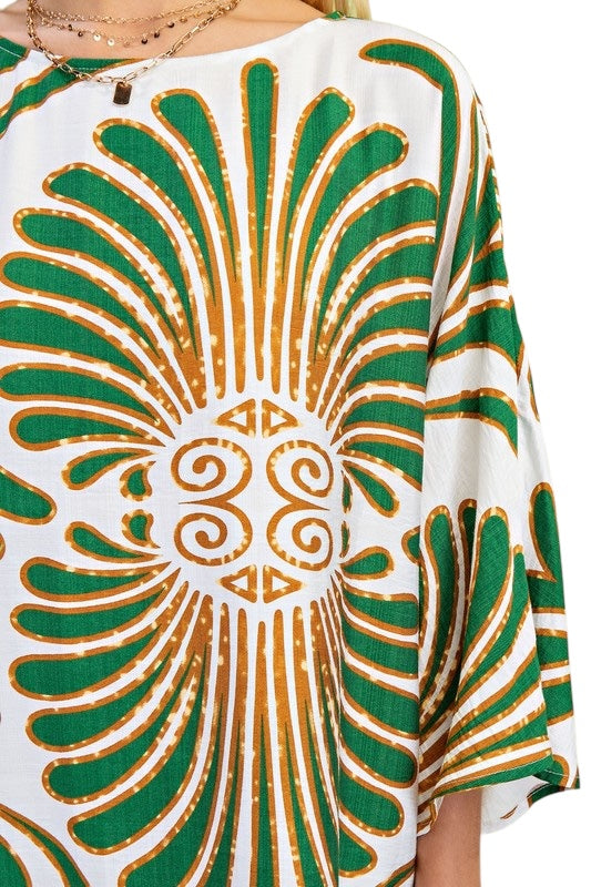 Green Goddess Caftan