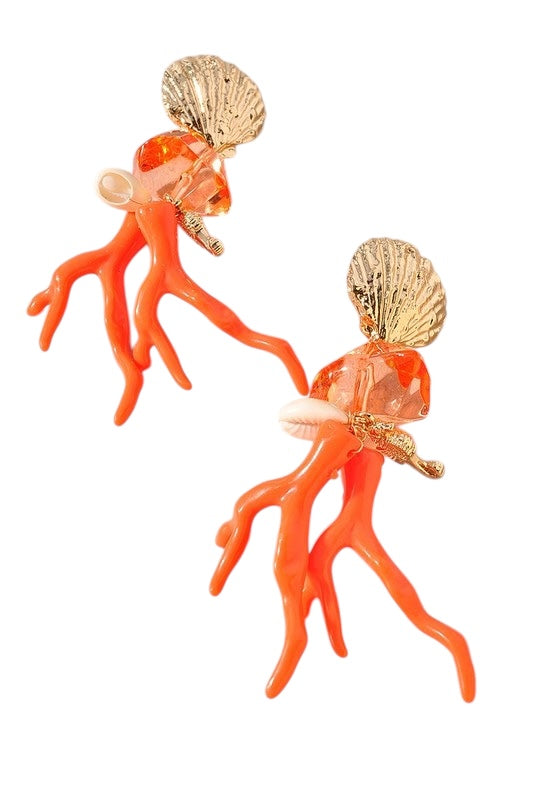 Coral Earring