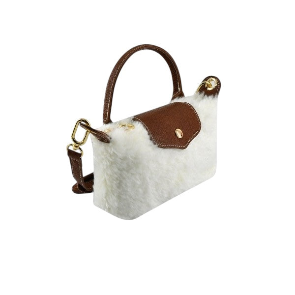 Shearling Hassle Mini Tote- 2 colors