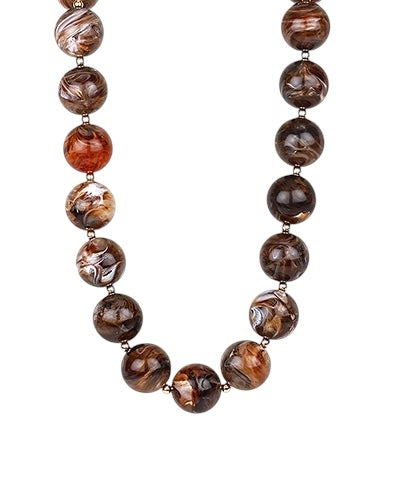 Chocolate Gumball Necklace