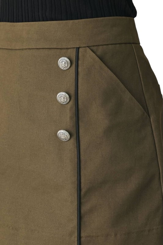 Olive Utility Skort