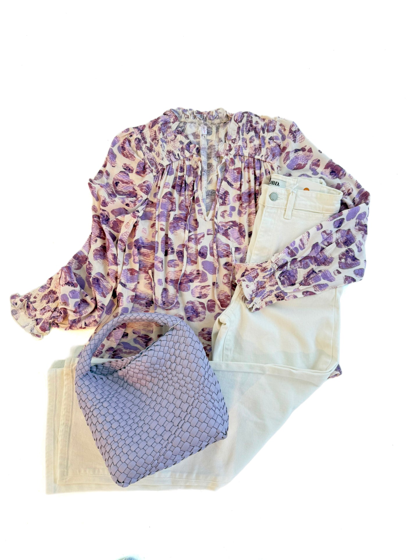 Lavender Spots Blouse