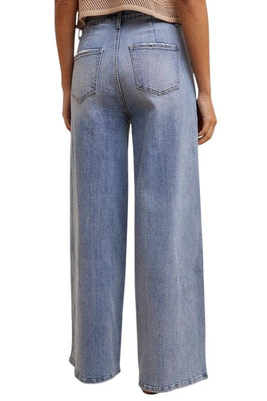 High Rise Wide Leg Jean