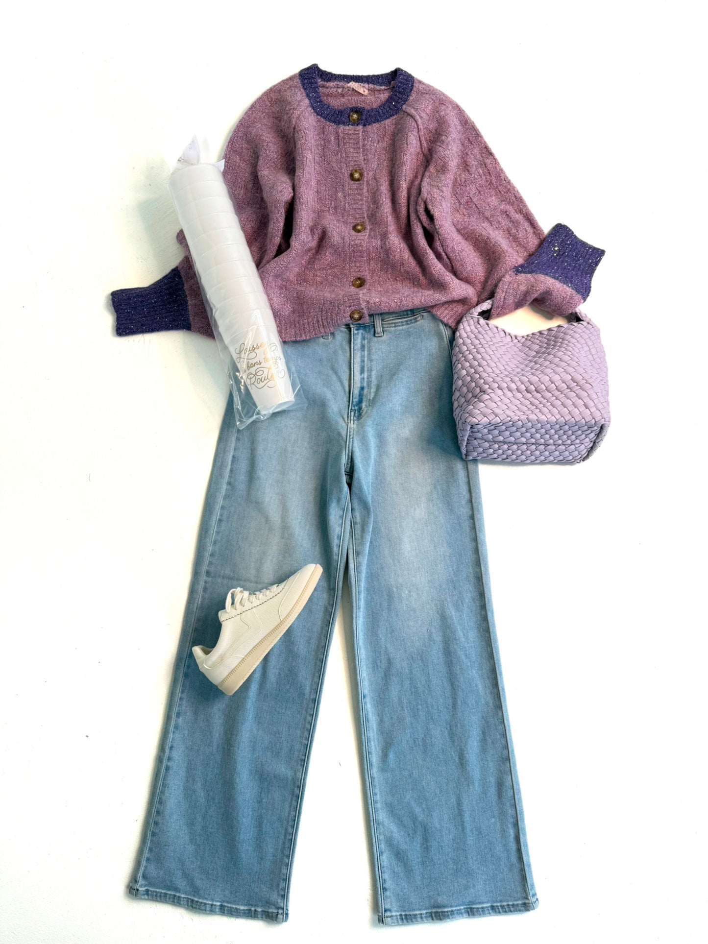 Purple Pardi Cardigan