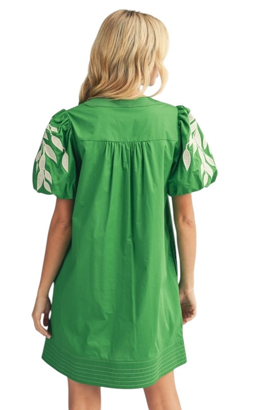 Kelly Embroidery Sleeve Mini