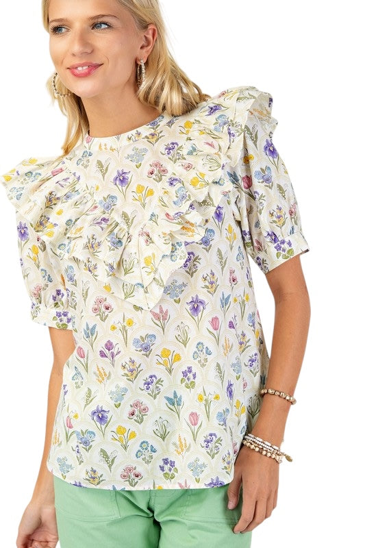 Spring Florals Top