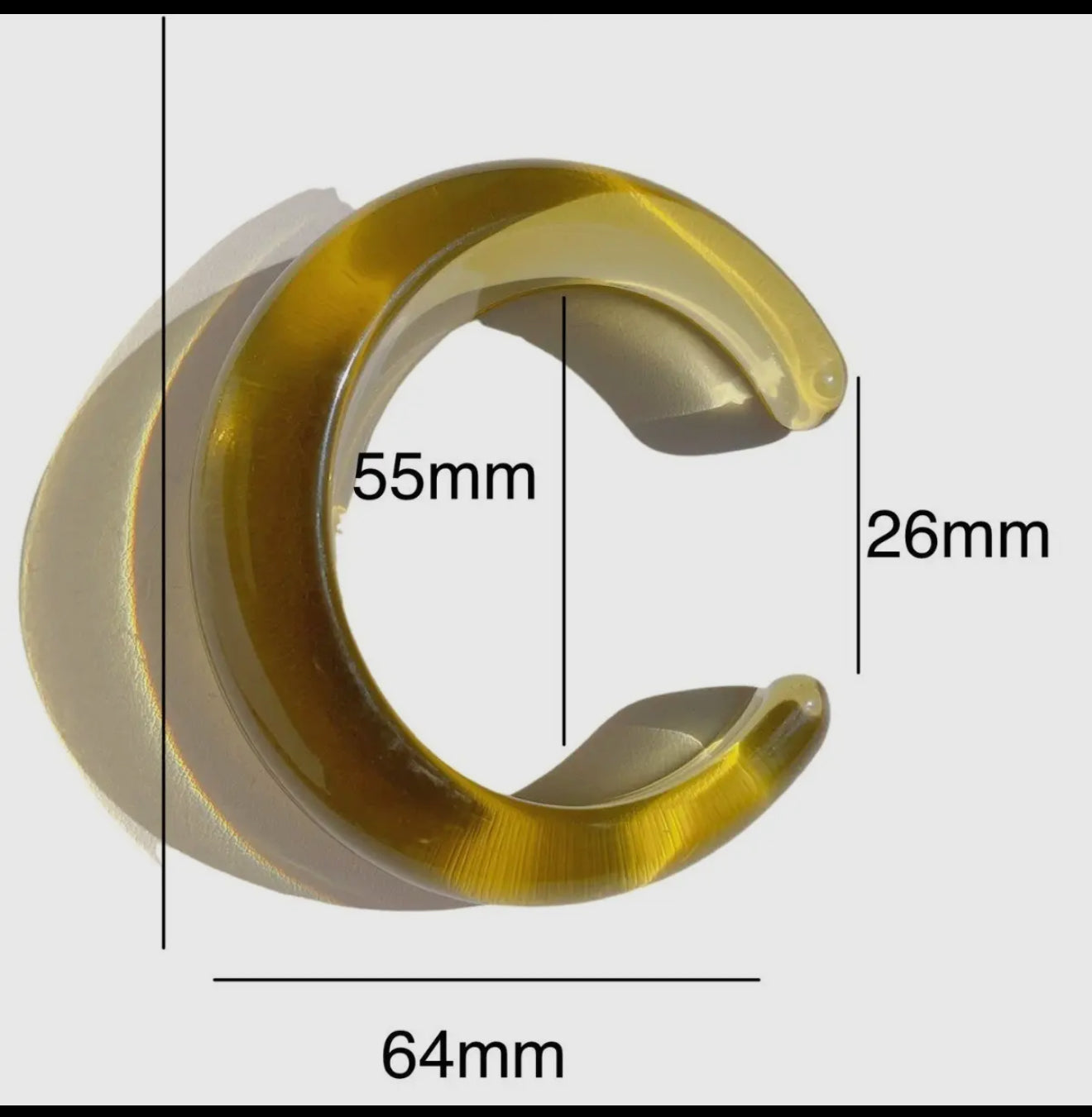 Acrylic Cuff ~ 6 Colors