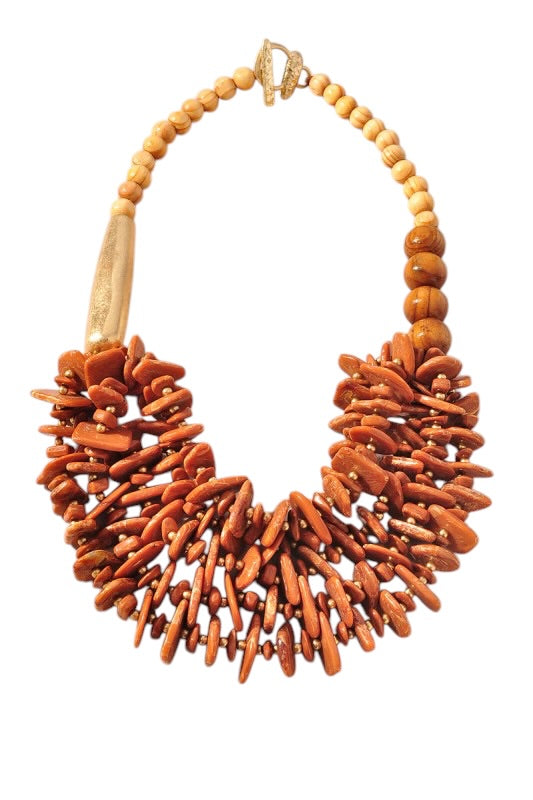 Multi Bead Statement Necklace-2 Colors
