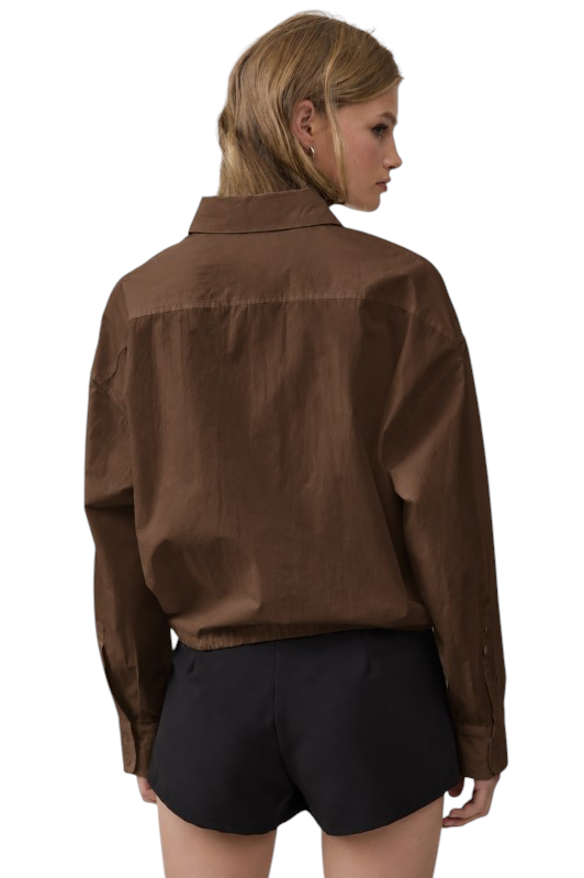 Drawstring Poplin Oxford- 2 Colors