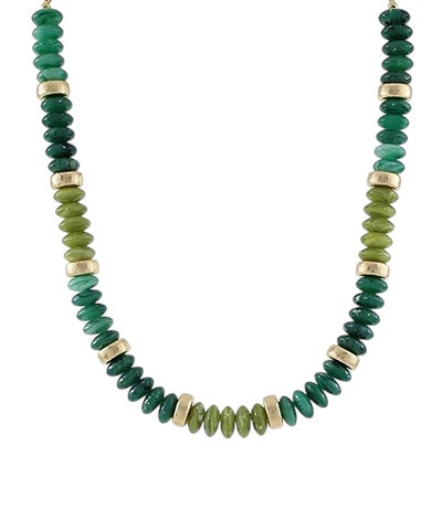 17” Gemstone Necklace- 3 Colors