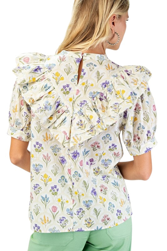 Spring Florals Top
