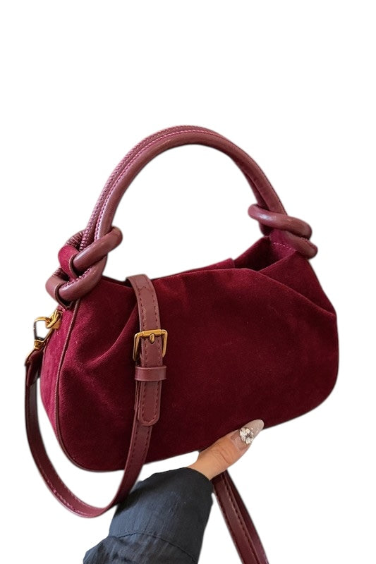 Double Knot Suede Tote- 2 Colors
