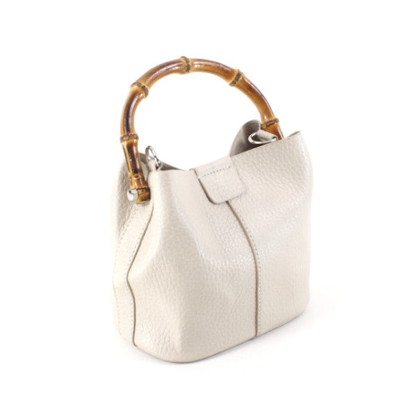 Bamboo Top Handle Tote - 3 Colors