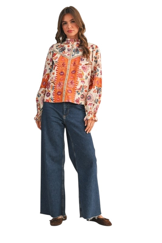 Butterfly Garden Blouse
