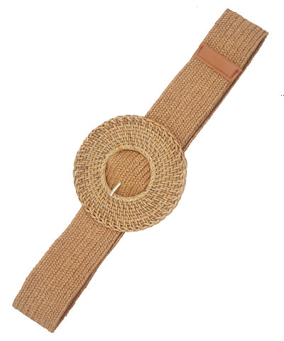 Rattan Buckle Belts- 2 Styles