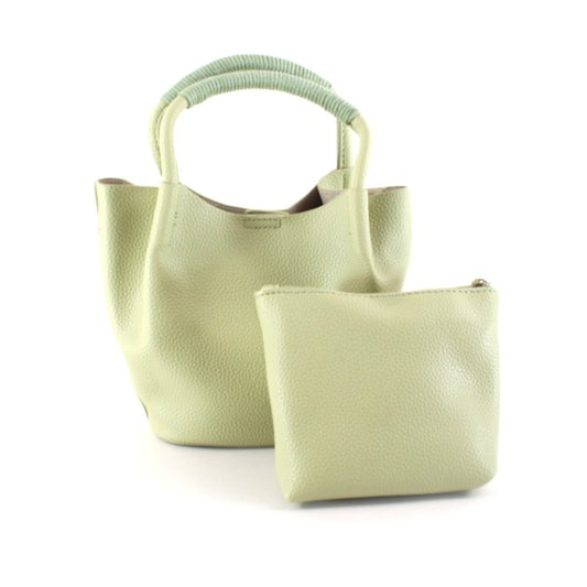 Top Handle Vegan Tote- 6 Colors