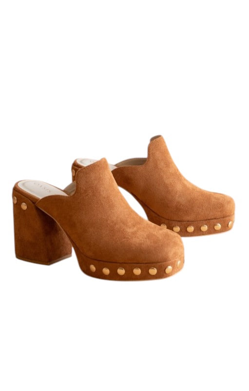 Caramel Platform Clogs