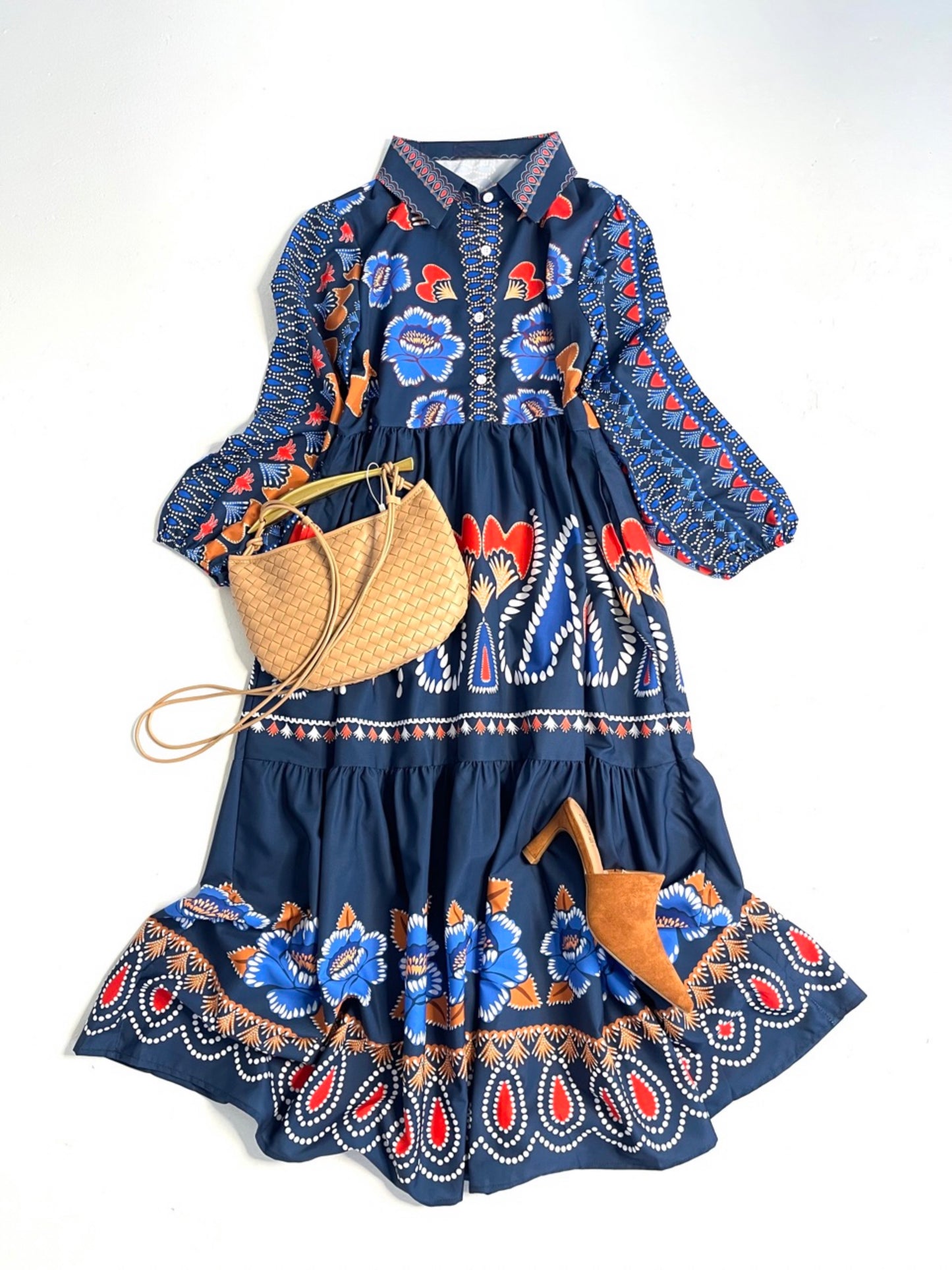 Birds of a Feather Shirt Dress