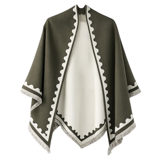 Scallop Fringe Wrap- 3 Colors
