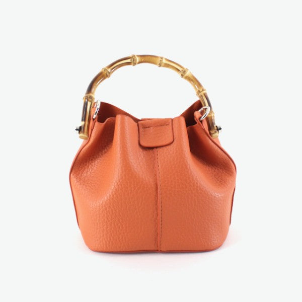 Bamboo Top Handle Tote - 3 Colors