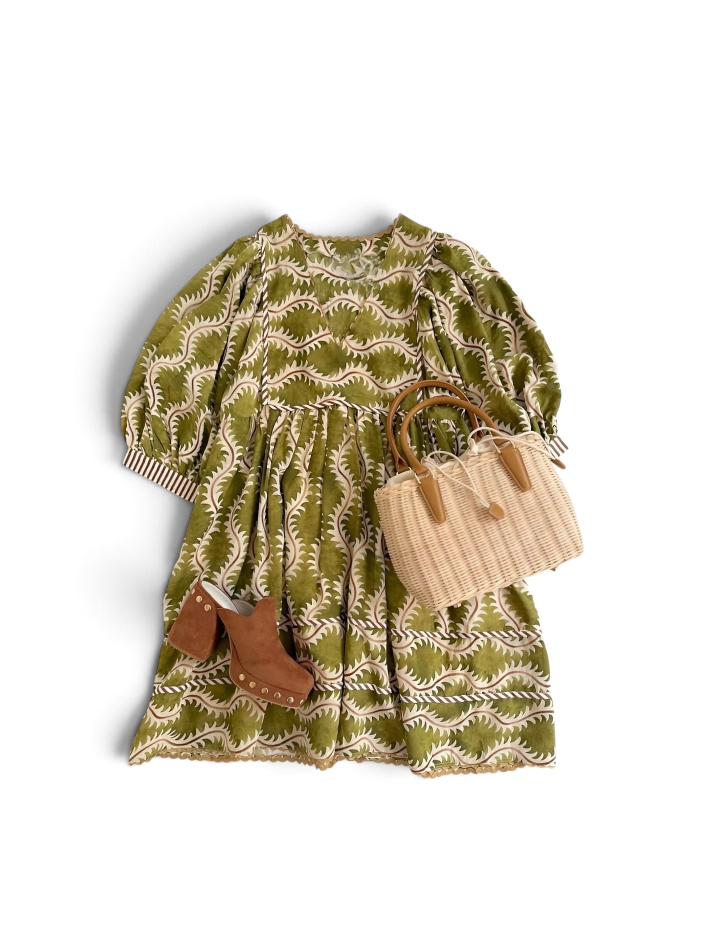 Olive & Rust Babydoll Mini
