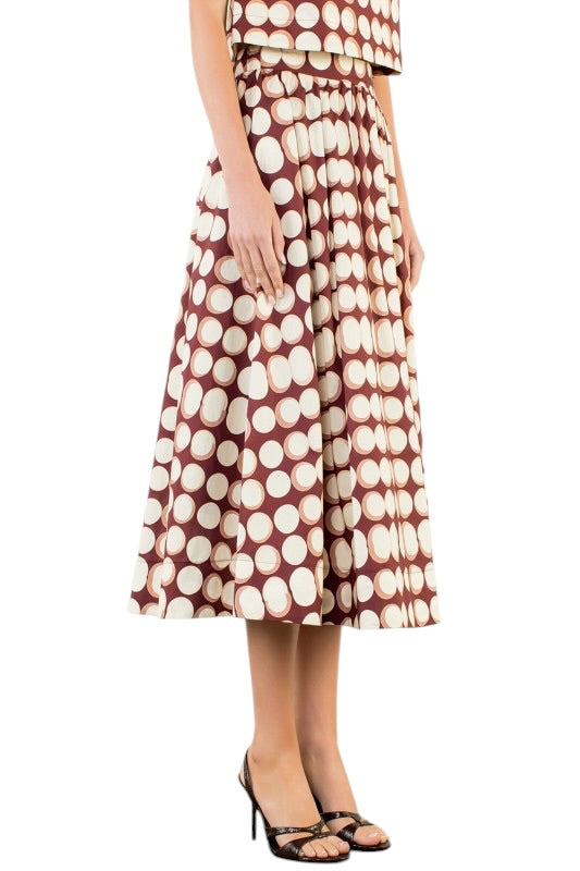 Brown & Cream Dots Set