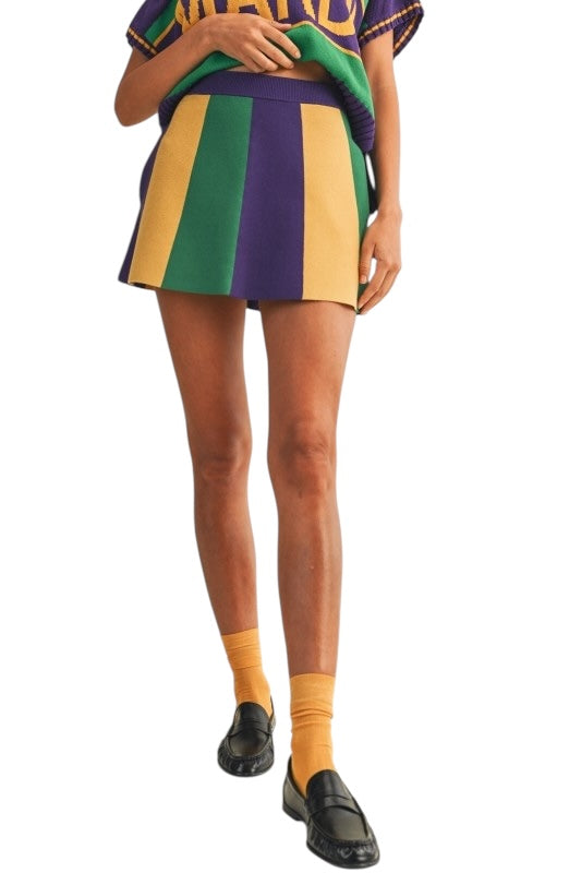 Mardi Colorblock Skirt