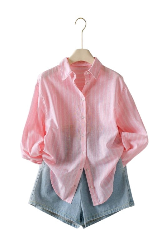 Stripe Linen Oxford- 3 Colors