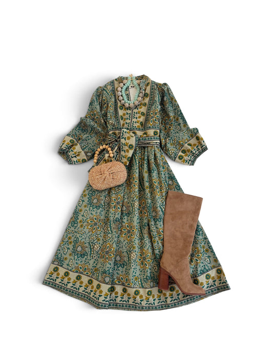 St Charles Midi in Green & Golden Daisy