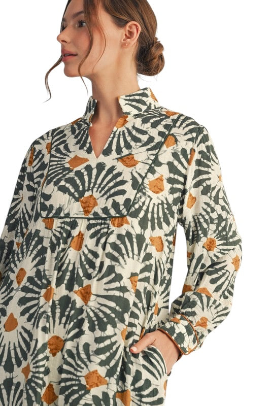 Olive & Marigold Long Sleeve MIDI