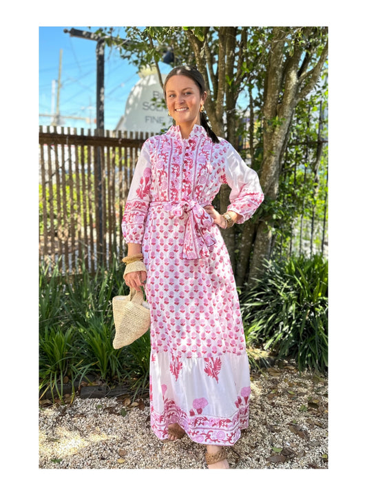 State Street in Pink & Red- NO Belt