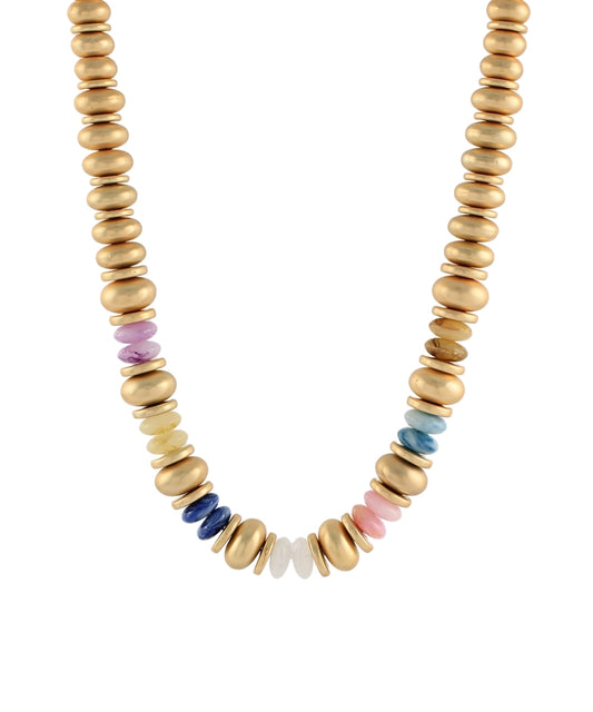 Gold & Resin Necklace- 2 Colors