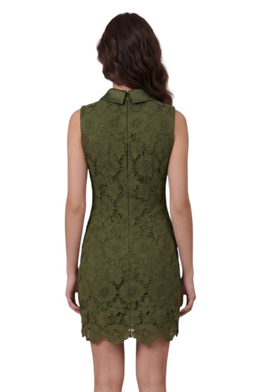 Olive Eyelet Mini