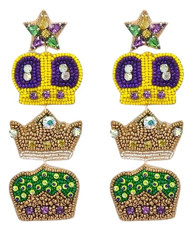 Mardi Pardi Earrings- 3 Styles